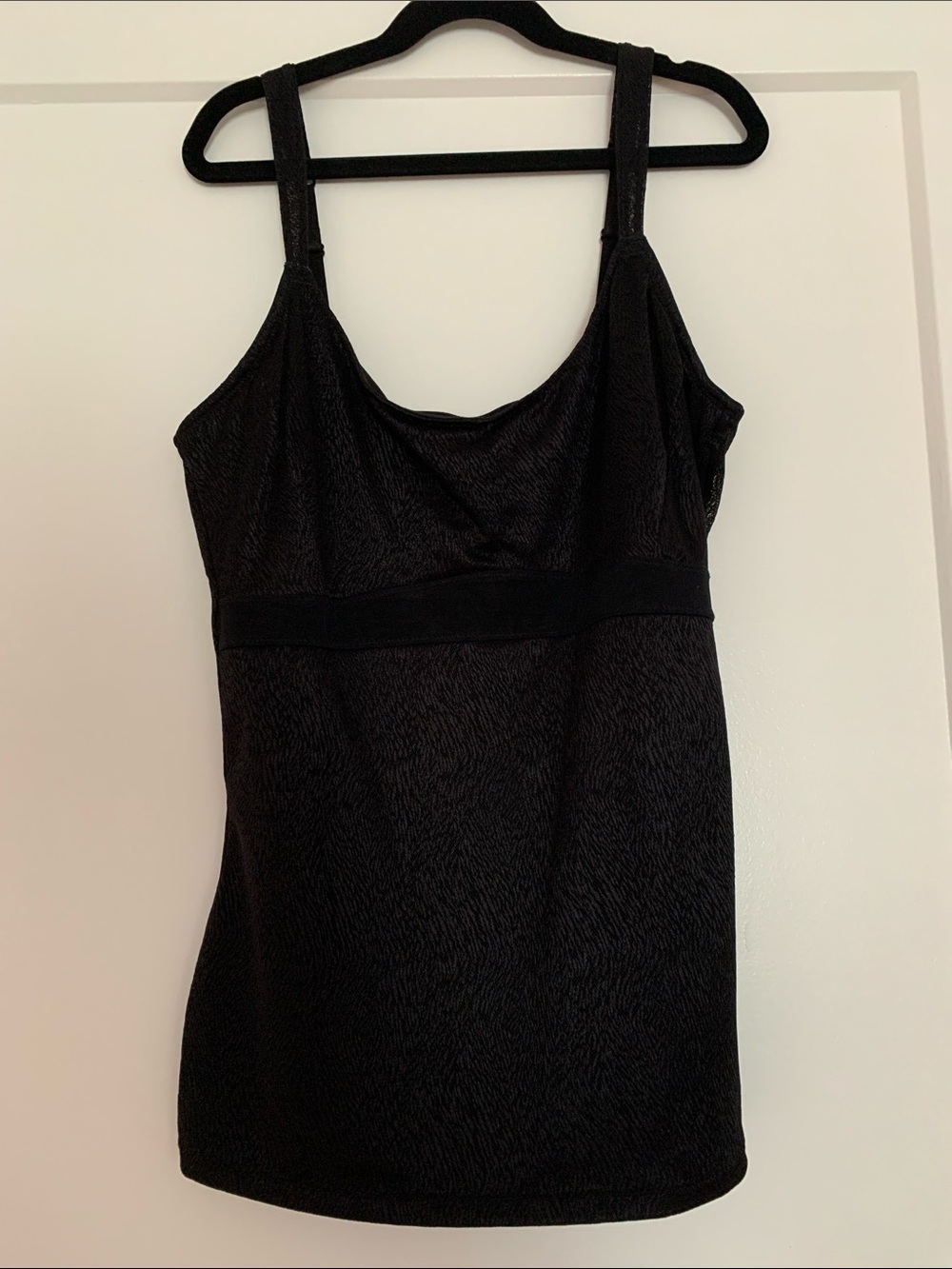 Black Women's Stomach Control Tank - Classic Sleek Style
